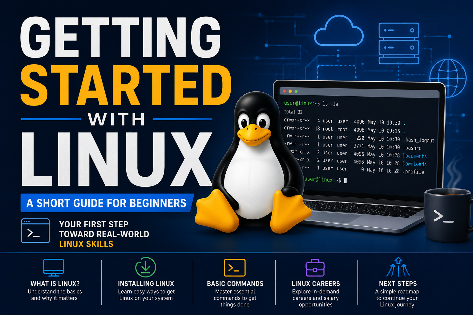 Getting Started with Linux — A Free Beginner’s Guide to Linux and IT Careers