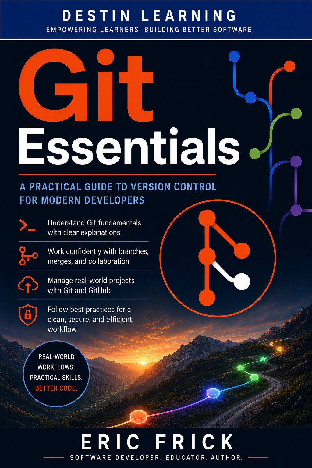 Git Essentials: Version Control from the Command Line to GitHub course cover